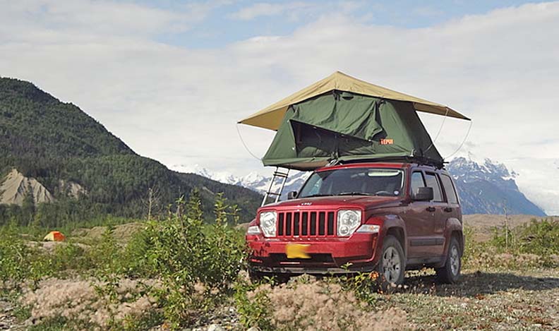 Jeep Liberty Roof Tent Installation